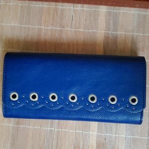 Like New Blue and Silver wallet